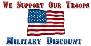 We Support Our Troops - Military Discount